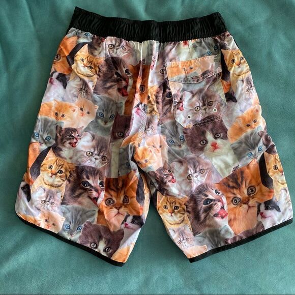 Men’s Cat Swim Trunks - Picture 2 of 10